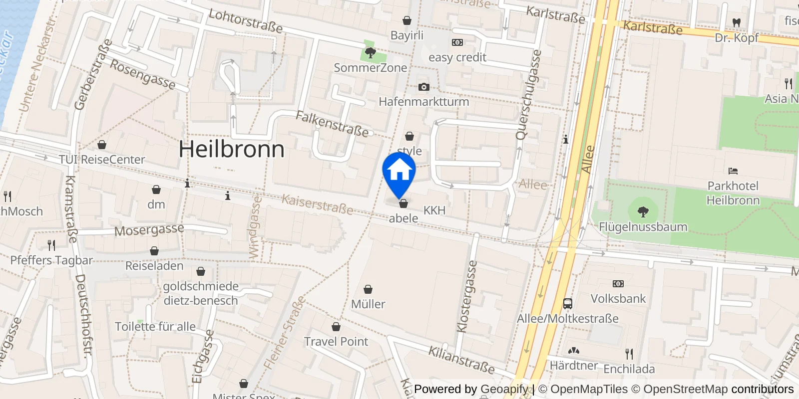 Standort von SCISSORYS Friseure